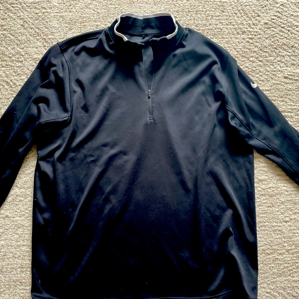 Nike Golf Quarter Zip, Men’s size XL, Black